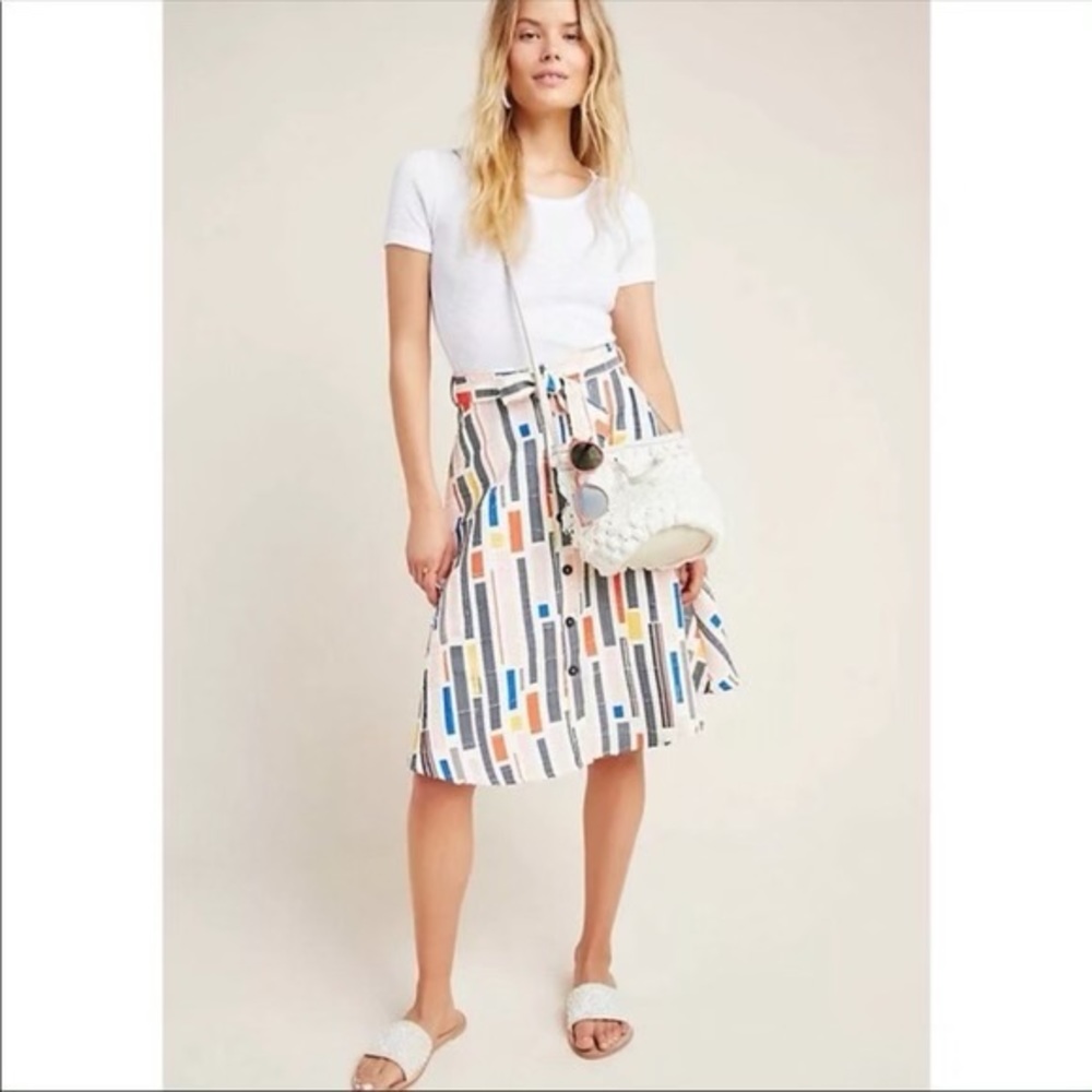 Anthropologie retro skirt